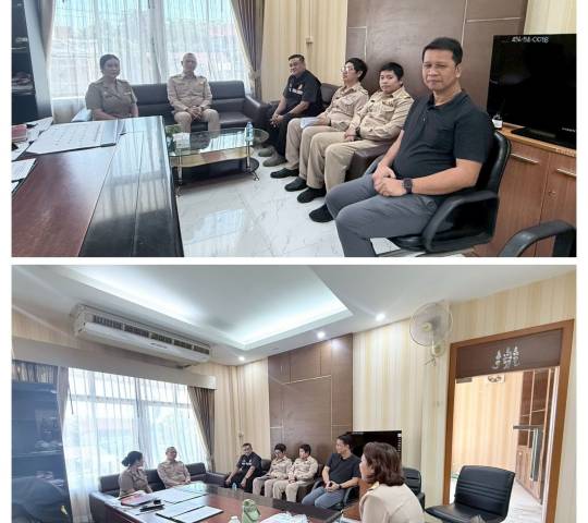 เข้าพบท่านนายกองค์การบริหารส่วนตำบลธนู
