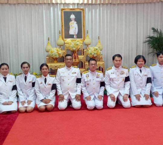  วิทยาลัยเทคนิคอุตสาหกรรมยานยนต์ เข้าร่วมพิธีบำเพ็ญกุศลสัตตมวาร(7 วัน) 
